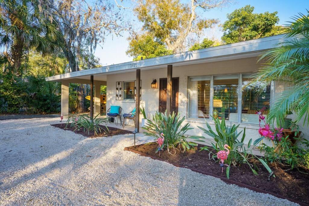 Villa Beautiful Glam Mid-Century 1 Block From Sarasota Bay With Firepit Exterior foto