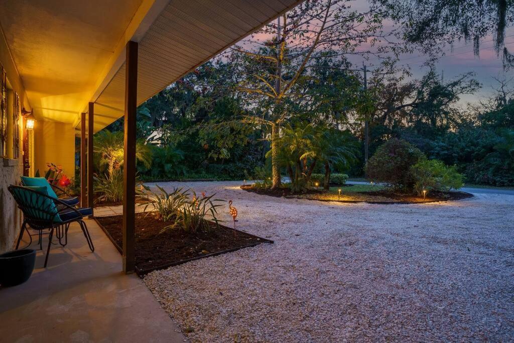 Villa Beautiful Glam Mid-Century 1 Block From Sarasota Bay With Firepit Exterior foto